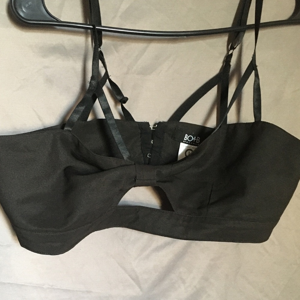 In The Dark Bra Top in Black